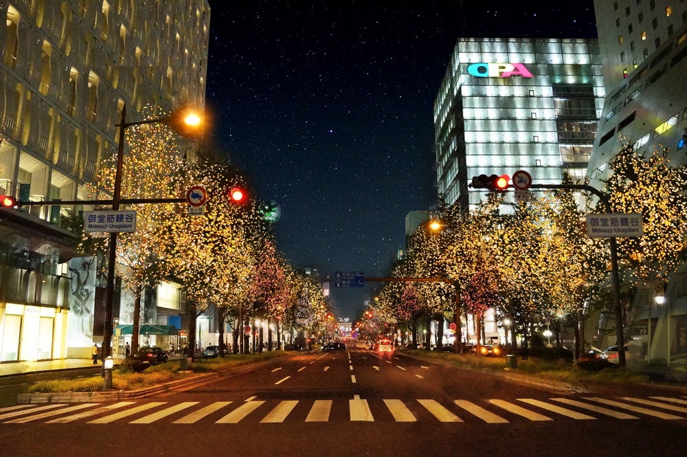 御堂筋イルミネーション（C）大阪・光の饗宴実行委員会