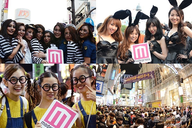 ＜ハロウィン＞ゾンビ・バニー・ミニオンズ…コス集団が渋谷ジャック　トレンド仮装は？