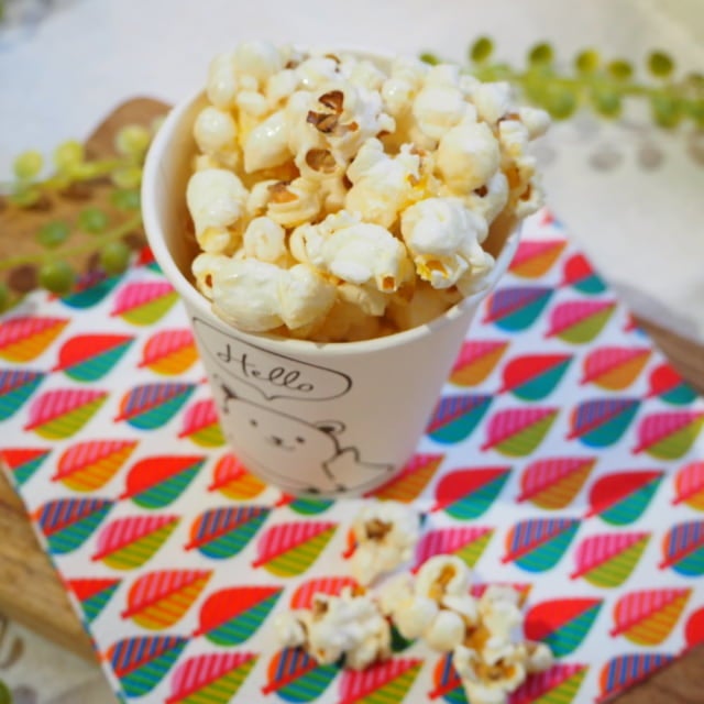 コストコのハニーバターで味付けしたポップコーン