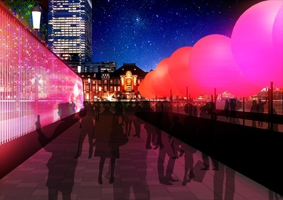 ハーモニアスひかりアベニュー／画像提供：チームラボ