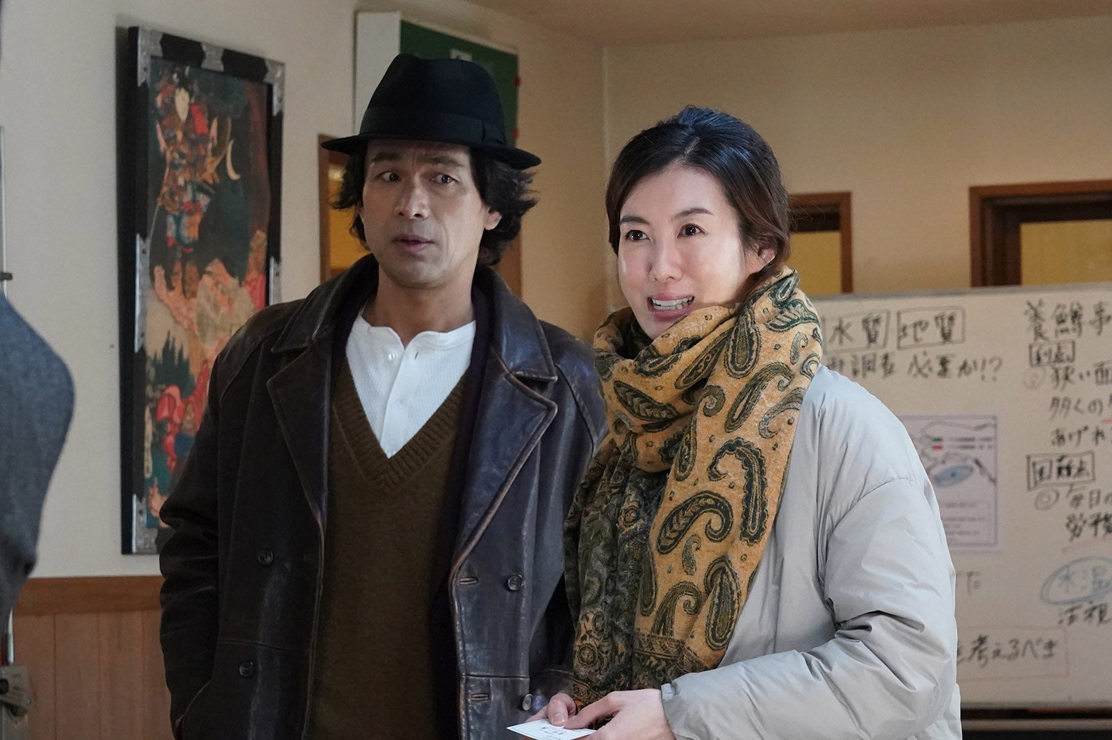 江口洋介、ともさかりえ「ネメシス」第5話より（C）日本テレビ