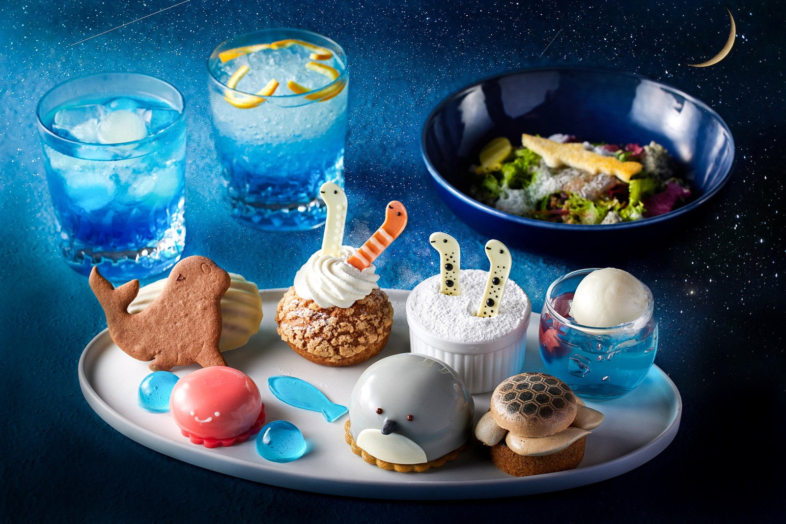 ナイトアフタヌーンティー（平日限定）¥6,072（税サ込）※2ドリンク制／提供画像