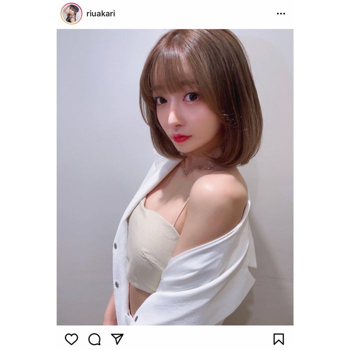 Rちゃん バッサリ切ったボブヘアーに反響続々 ボブめちゃかわいいしぬ お似合いです モデルプレス