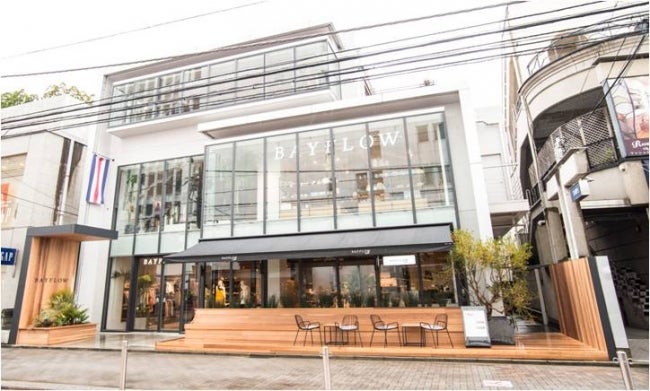 BAYFLOW初カフェ＆ヨガスタジオ併設新店舗／画像提供：アダストリア