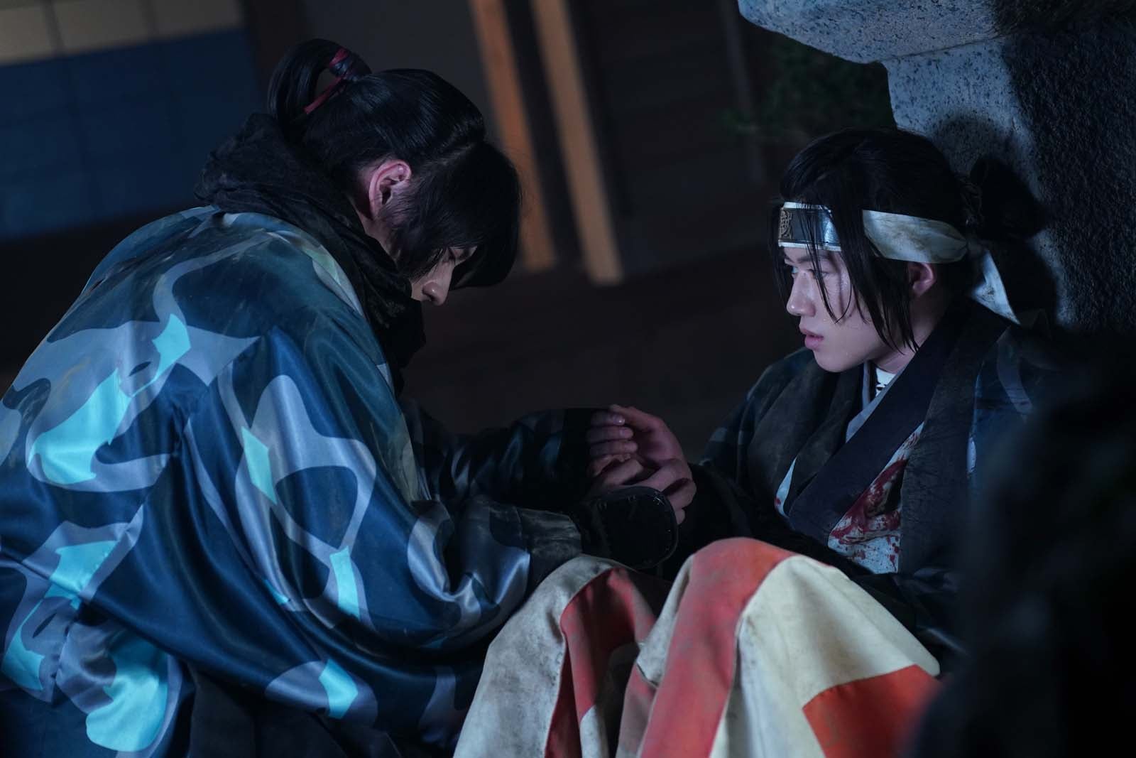 前田拳太郎、奥智哉「君とゆきて咲く～新選組青春録～」第12話より（C）テレビ朝日