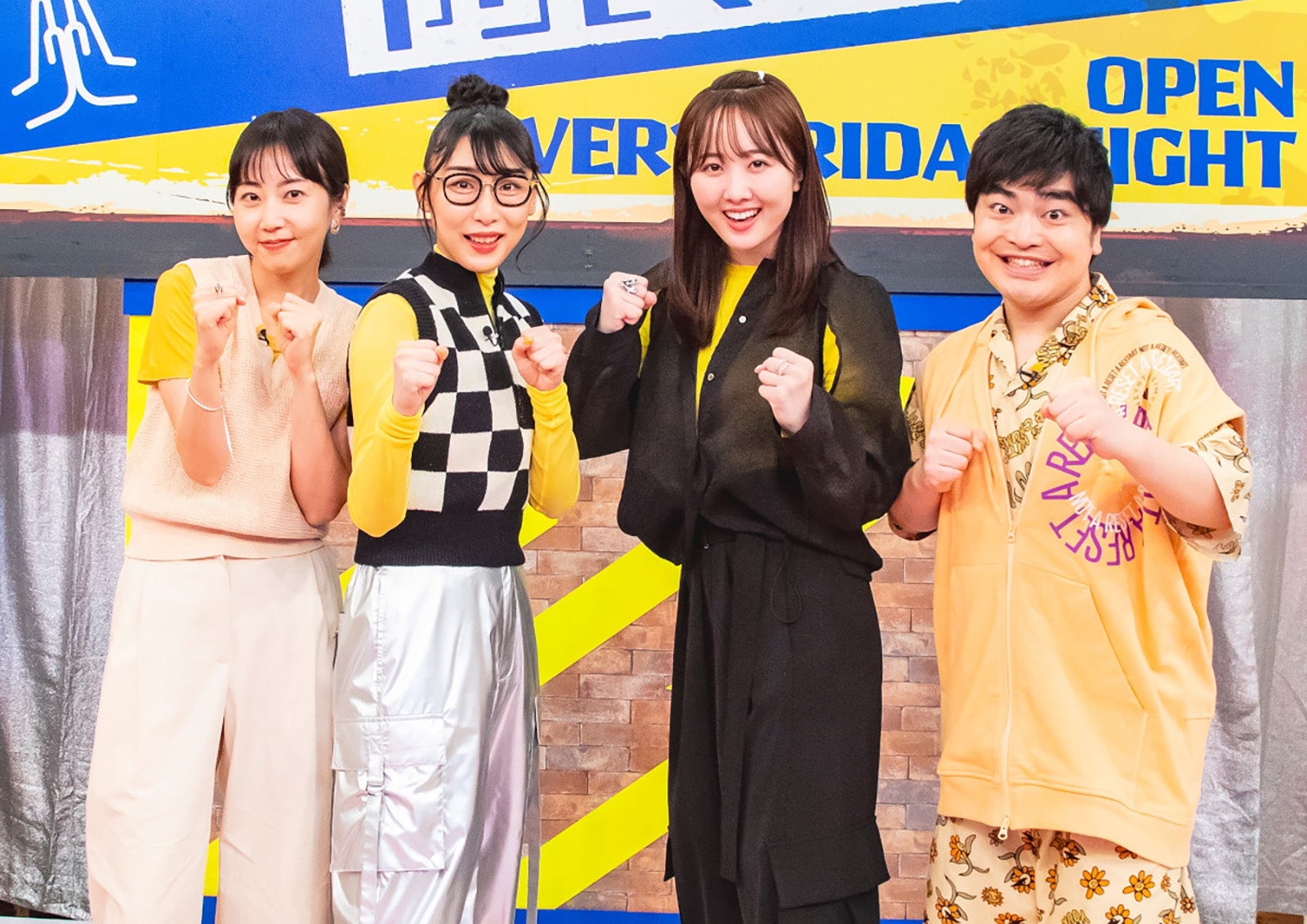 （左から）木南晴夏、ハシヤスメ・アツコ、本田望結、加藤諒（C）TBS