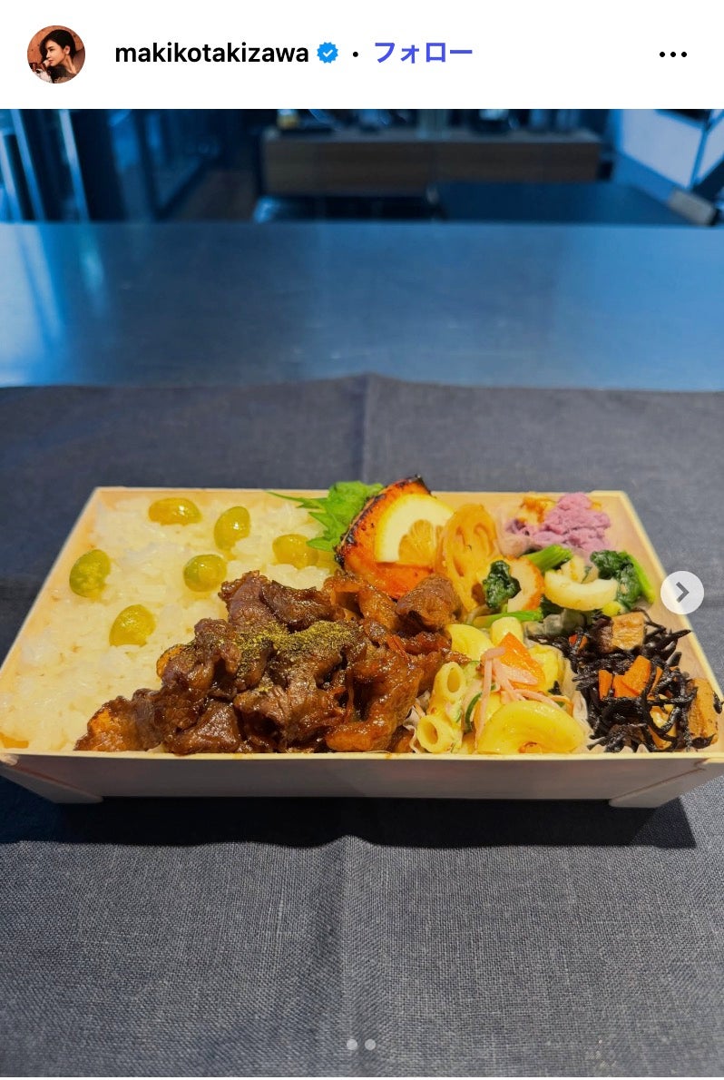 滝沢眞規子Instagramより