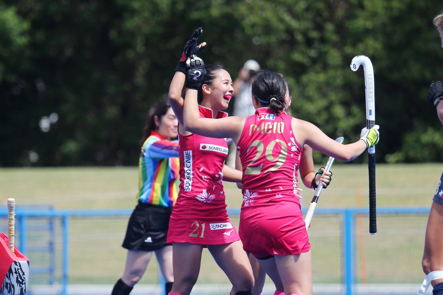 「ホッケー日本代表国際強化マッチ」の様子（提供写真）