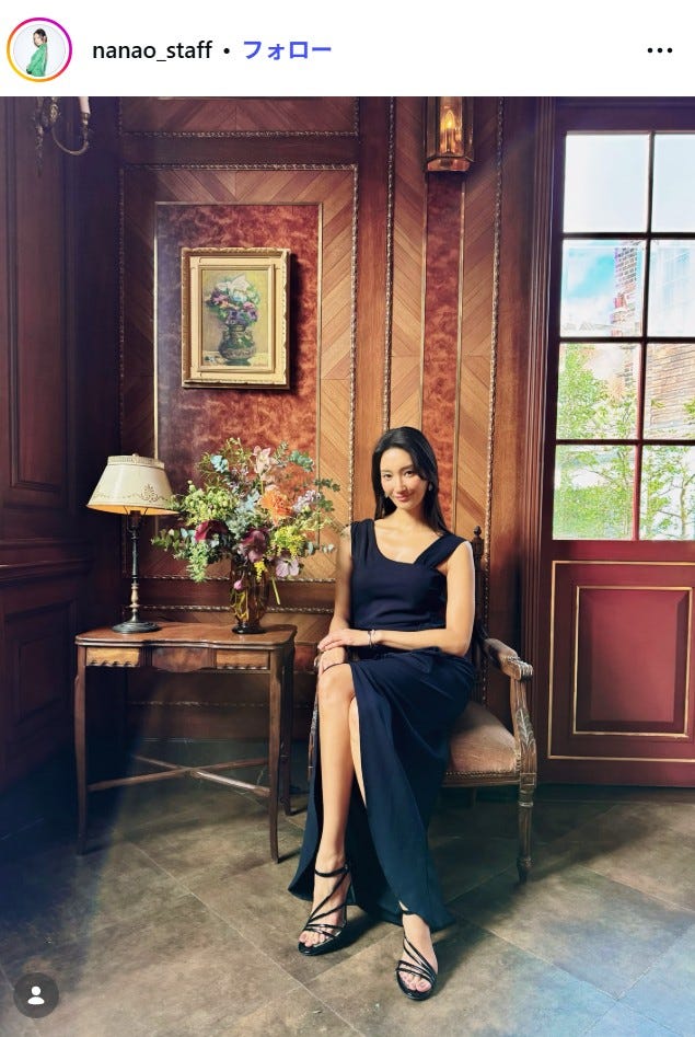 菜々緒スタッフInstagramより