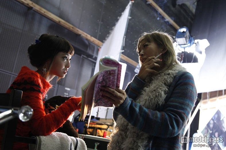 沢尻エリカ、蜷川実花監督／映画「ヘルタースケルター」メイキングショット