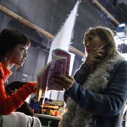 沢尻エリカ、蜷川実花監督/映画「ヘルタースケルター」メイキングショット