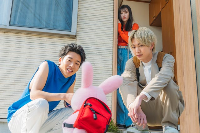 森愁斗、三原羽衣、綱啓永(C)2023 SANRIO CO., LTD. ぼさにまる製作委員会