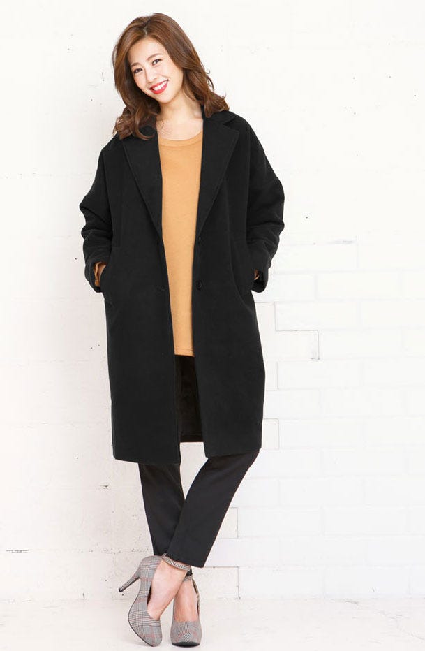 ドロップショルダーチェスターコート「神戸レタス」4990円(税込)/画像提供:神戸レタス