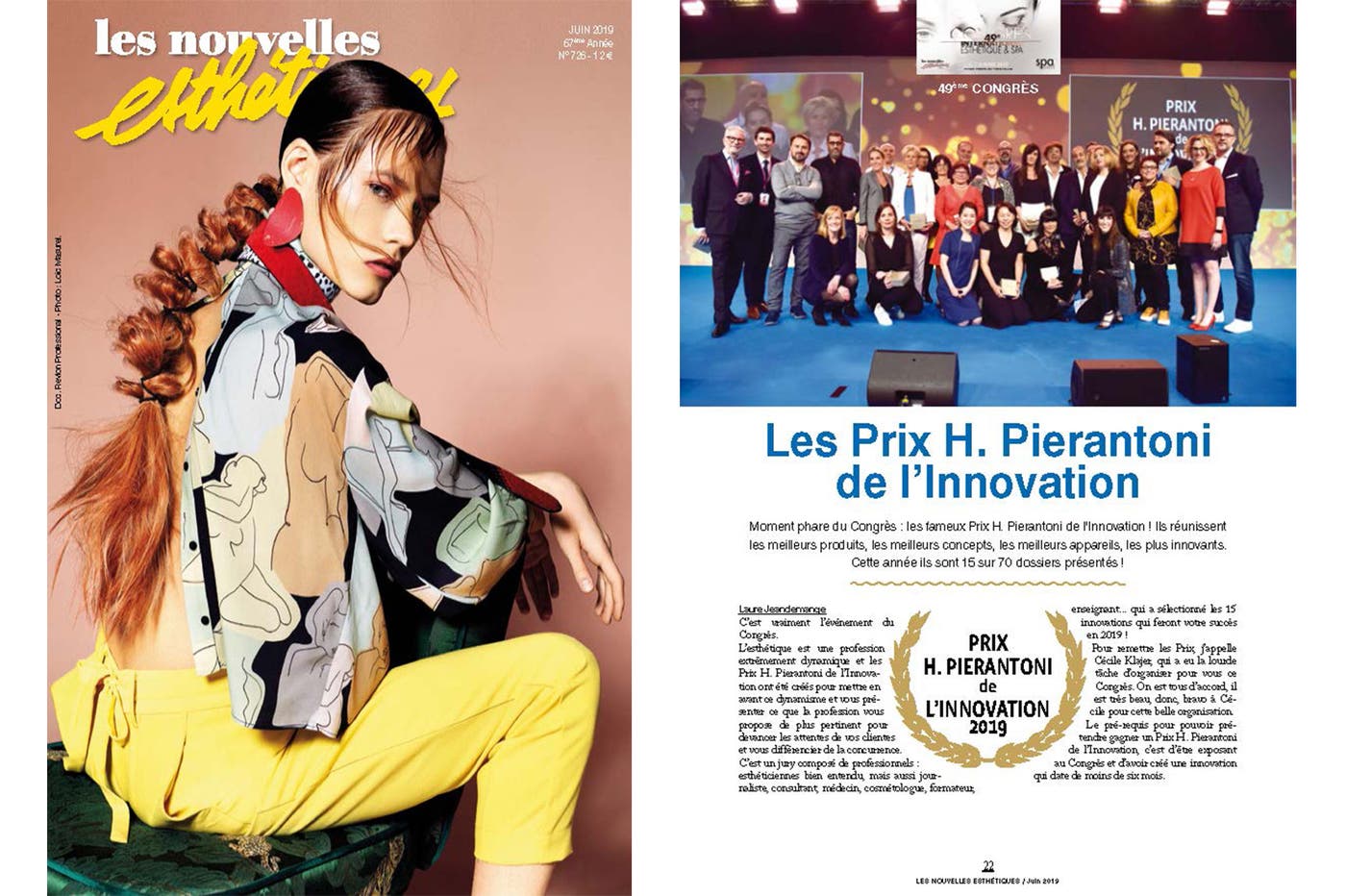 「Les Nouvelles Esthetique Spa」2019年6月号に掲載