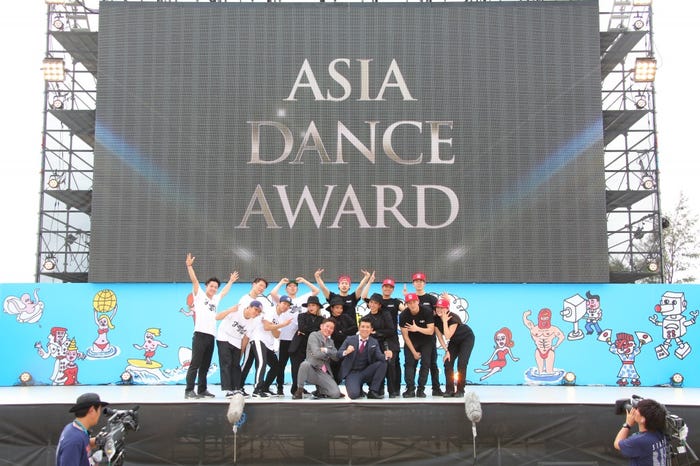 「ASIA DANCE AWARD」ステージの様子(提供画像)