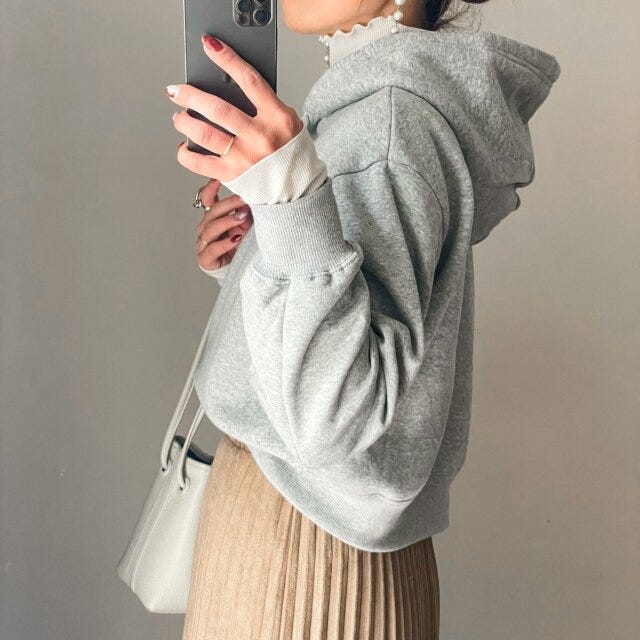 GU　パーカ　フード