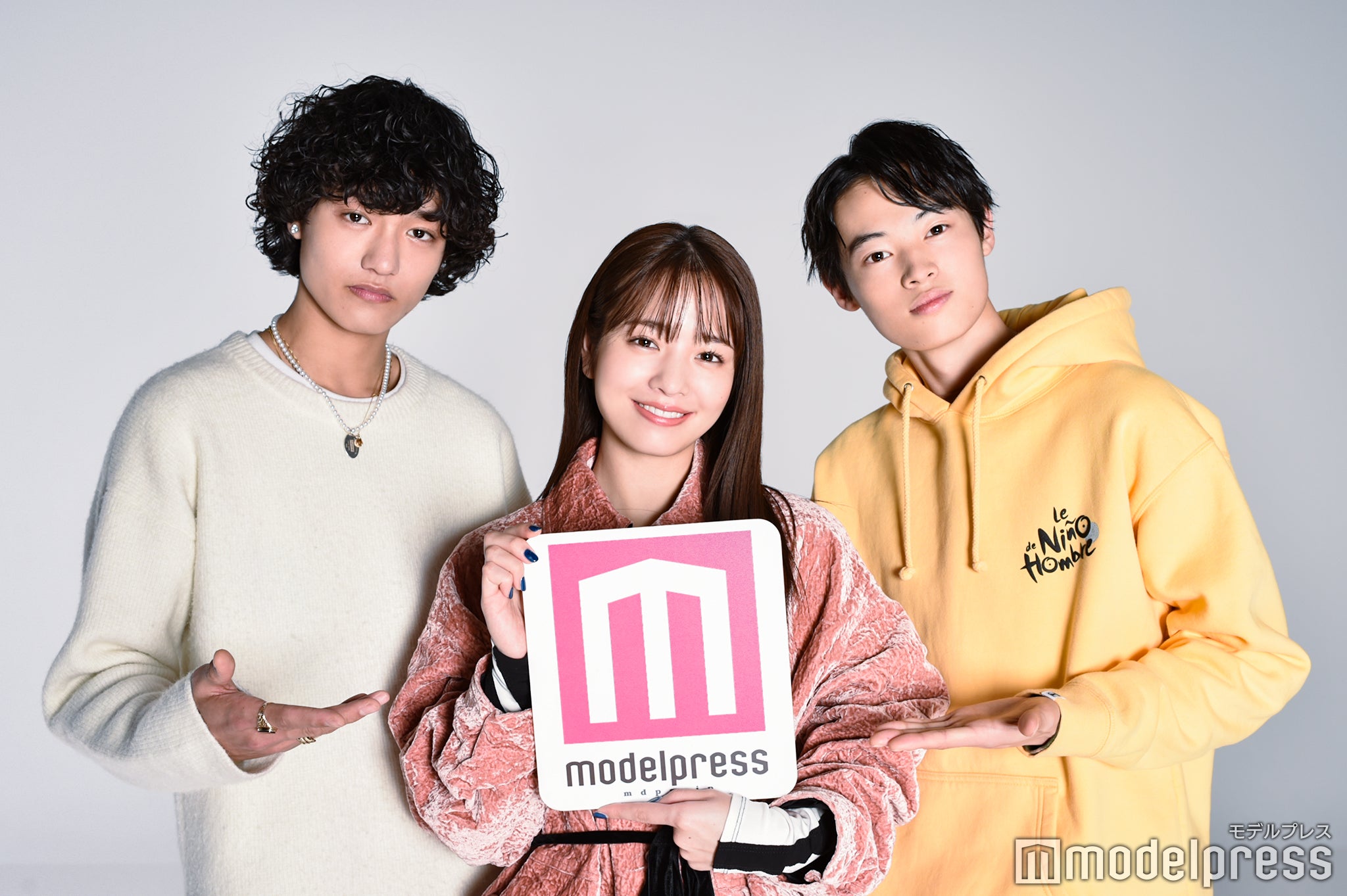 （左から）seidai、横田真悠、窪塚愛流（C）モデルプレス
