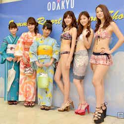 岩崎名美(左から4番目)