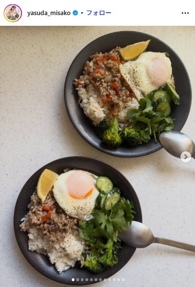 安田美沙子Instagramより