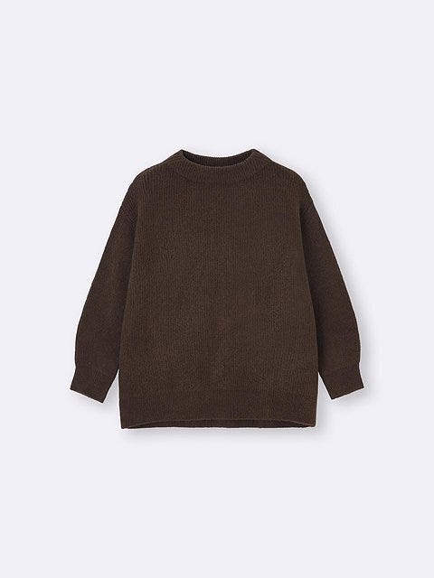 GUのパフニットオーバーサイズチュニック