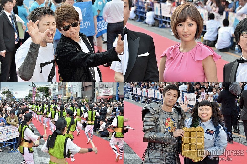 哀川翔、夏菜、人気芸人らが登場　コザでレッドカーペット初開催＜写真特集／沖縄国際映画祭＞