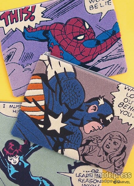 MARVEL/サガラクラッチ(各・税抜き¥7800)(C)Marvel2015