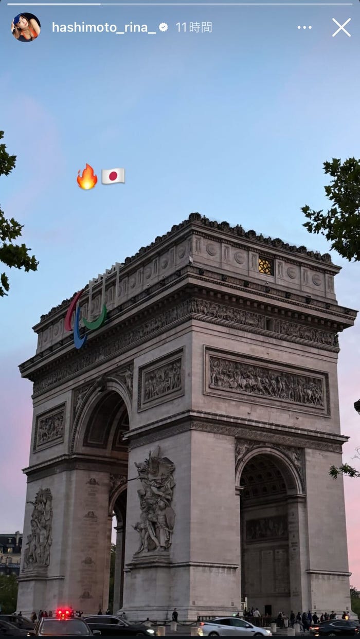 橋本梨菜Instagramストーリーズより