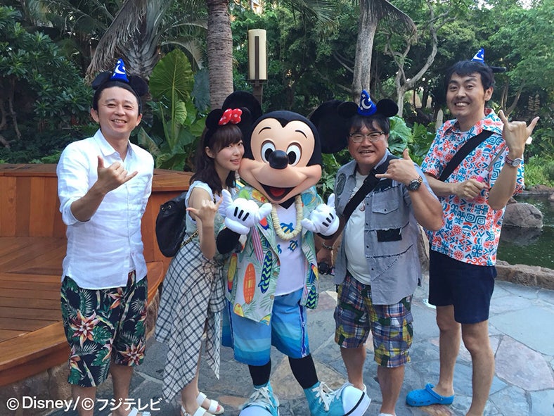 左から：有吉弘行、指原莉乃、カンニング竹山、田中卓志