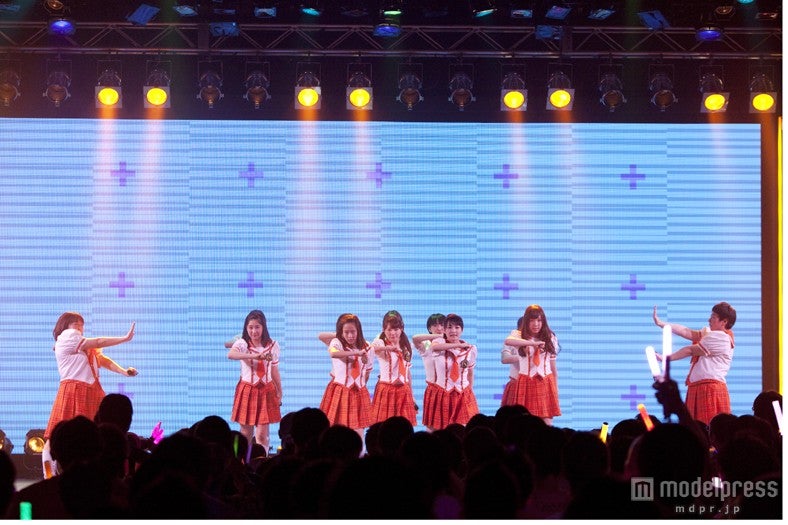 圧巻のパフォーマンスで会場を沸かせたモリ娘。