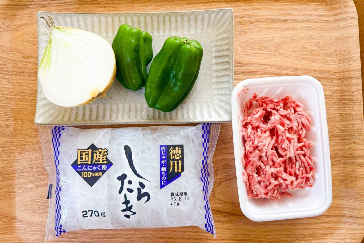 しらたきの生姜焼き