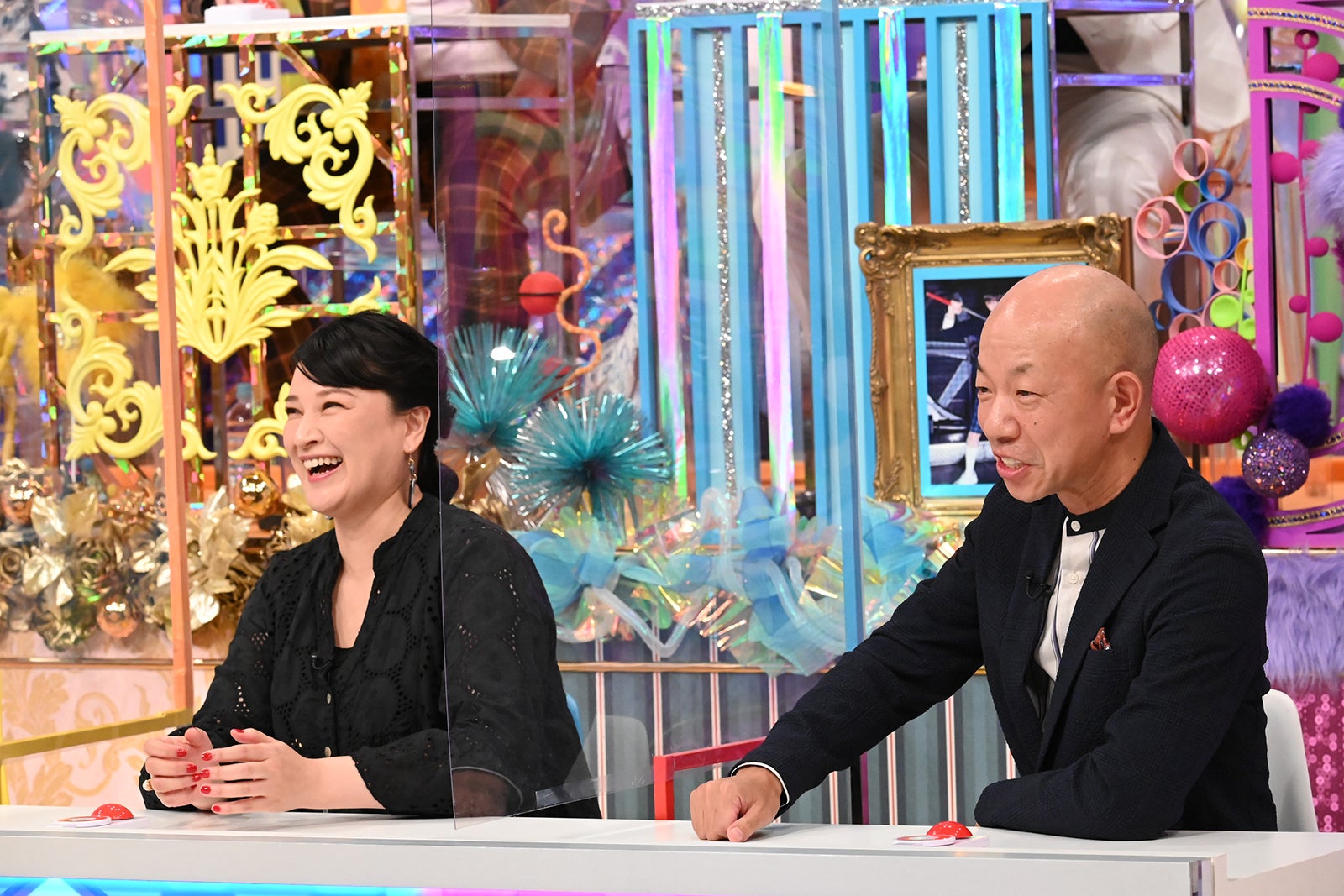 島崎和歌子、小峠英二 （C）テレビ朝日