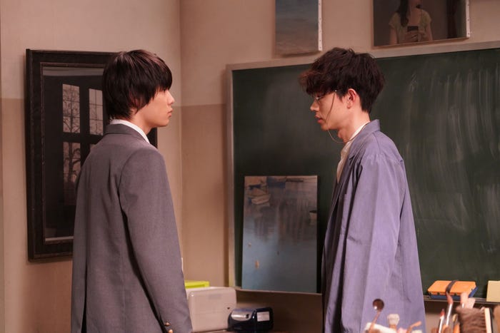 萩原利久・菅田将暉/「3年A組 ―今から皆さんは、人質です―」第9話より(C)日本テレビ