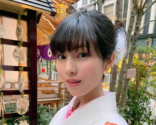 “美しすぎる東大王”鈴木光、東大卒業 袴姿で報告