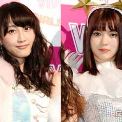 SKE48松井玲奈（左）、ViViモデル・八木アリサ（右）の不思議発言に共感