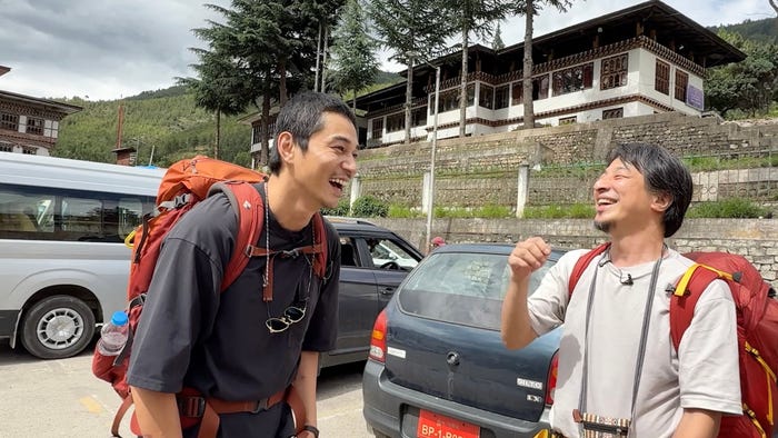 東出昌大、西村博之(ひろゆき)「世界の果てに、くるま置いてきた」#10(C)AbemaTV,Inc.