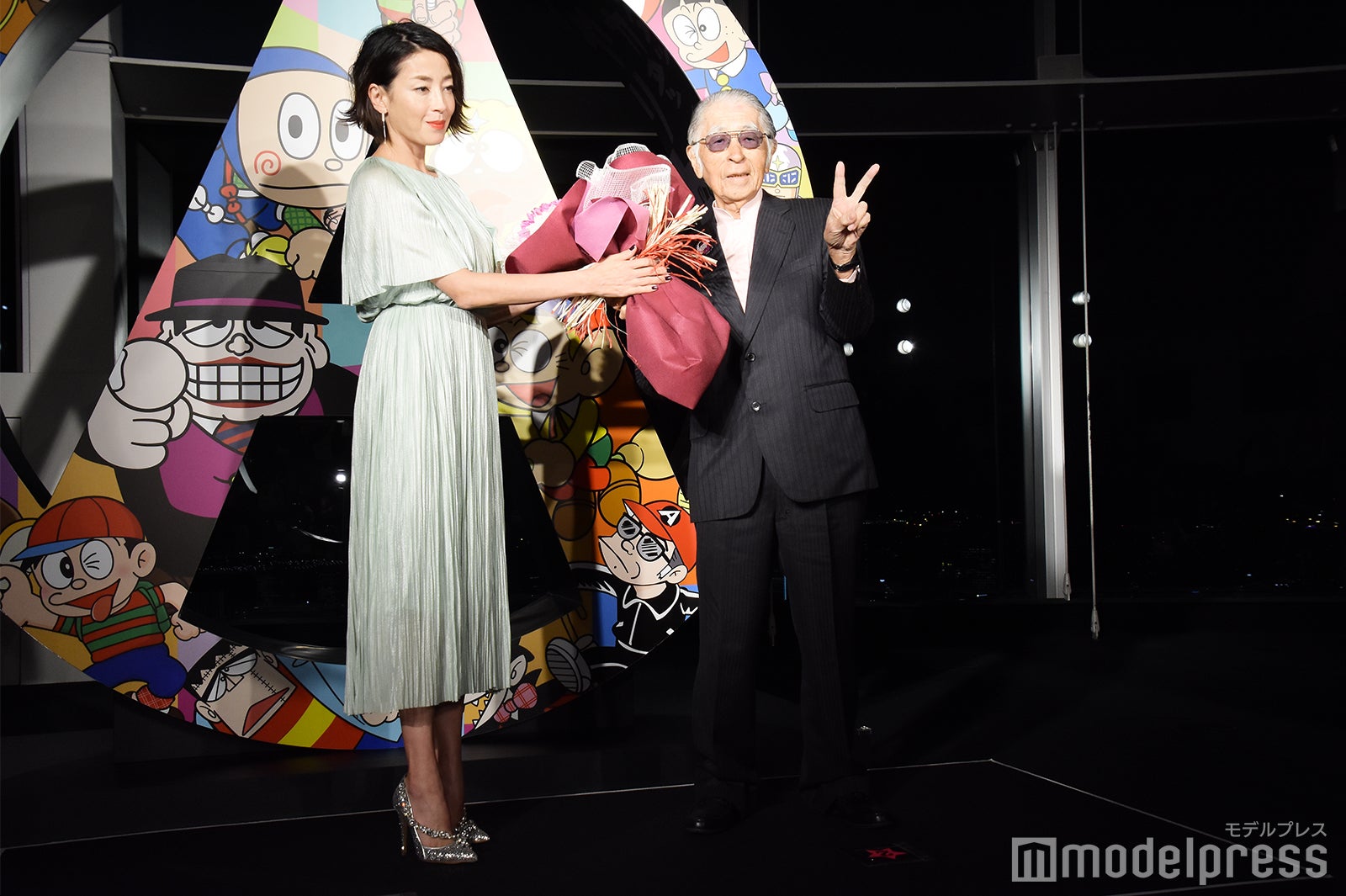 宮沢りえ、藤子不二雄（A）氏 （C）モデルプレス