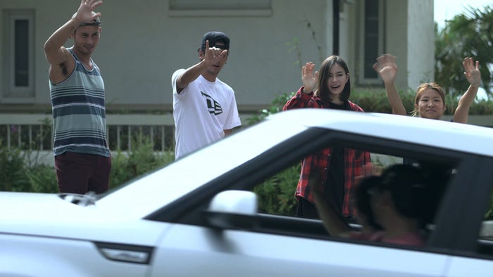 エリック、侑哉、ローレン、エビアン『TERRACE HOUSE ALOHA STATE』10th WEEK(C)フジテレビ/イースト・エンタテインメント