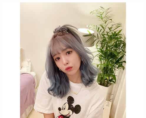 藤田ニコル、神秘的なブルーヘアにイメチェン「可愛すぎる」と話題に