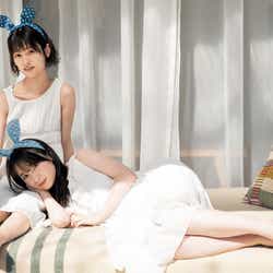 モデルプレス - 櫻坂46井上梨名&守屋麗奈、うさぎ耳がキュート 「イースター」をお祝い<独占カット>