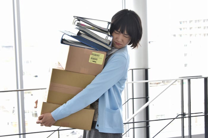 OL服/新垣結衣(C)2017『ミックス。』製作委員会