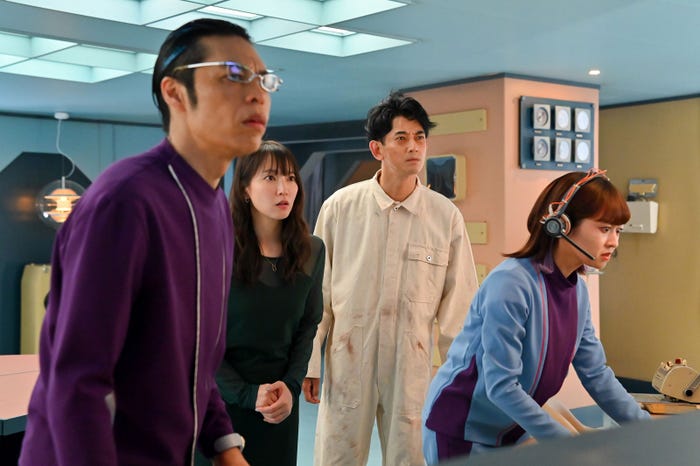 石田剛太、吉岡里帆、永山瑛太、伊藤万理華「時をかけるな、恋人たち」最終話(C)カンテレ