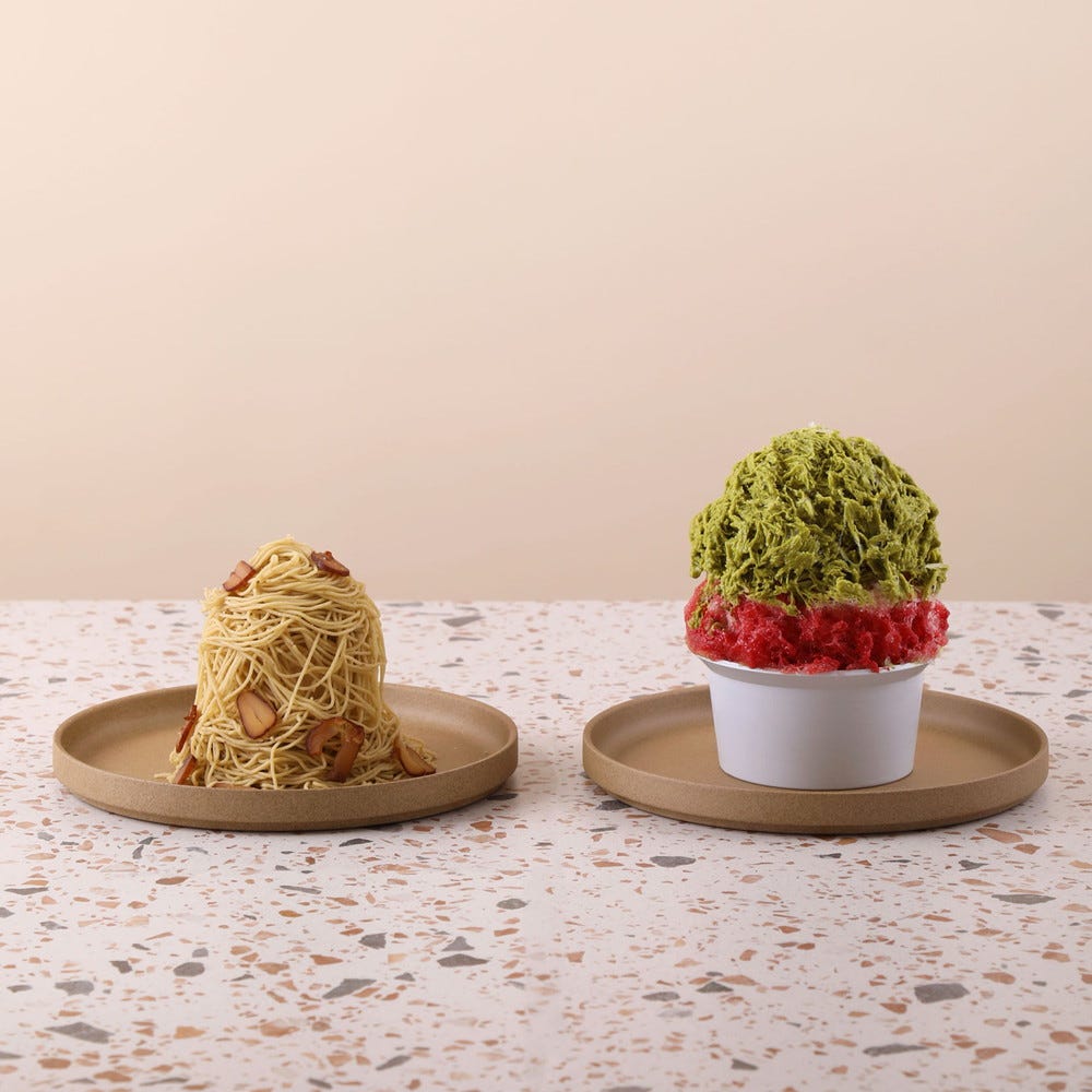 かき氷とモンブランの専門店「山ト氷」大阪箕面に、パティシエのこだわり際立つ逸品