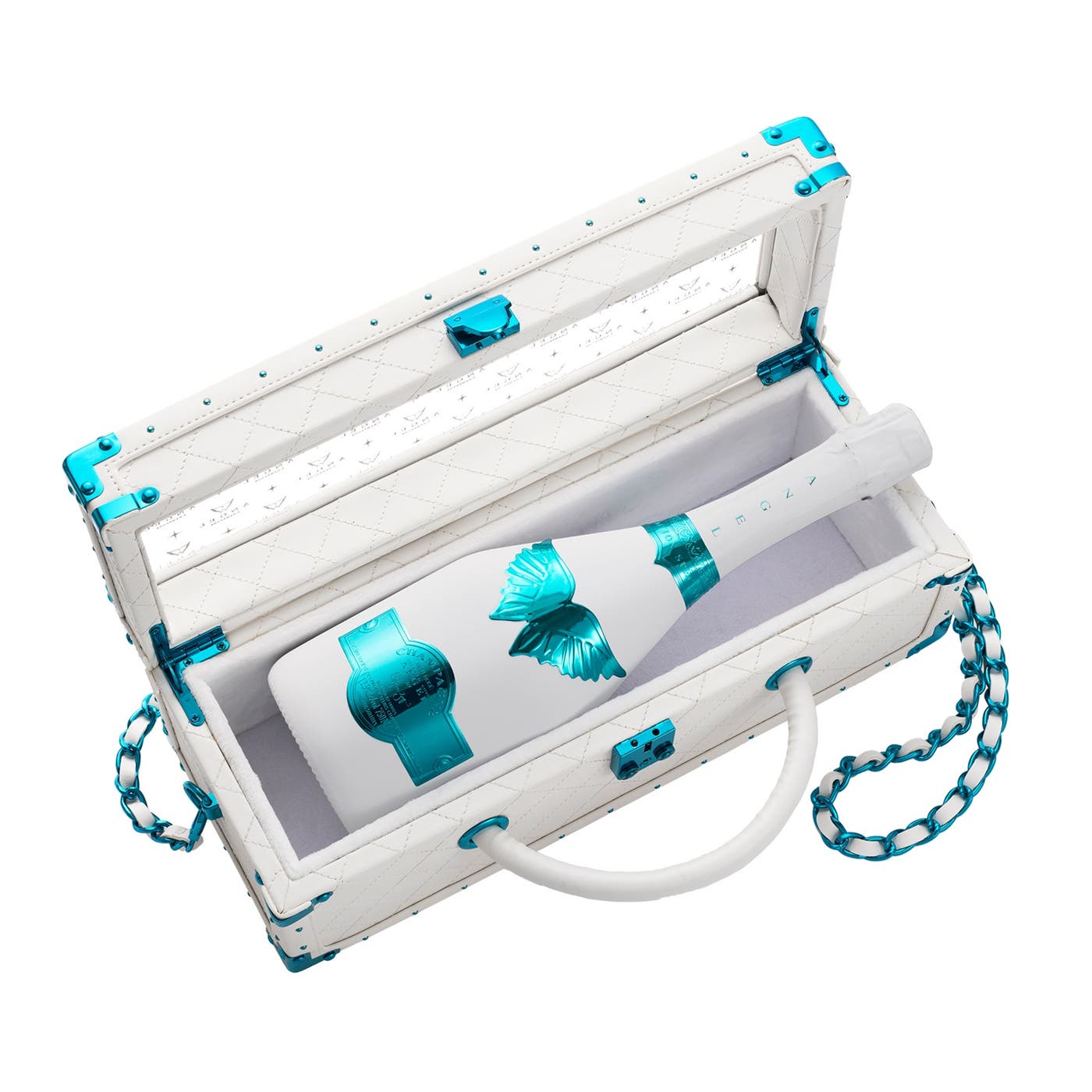 「ANGEL CHAMPAGNE NV Brut Rose White -WHITE DAY EDITION-」レザータイプ