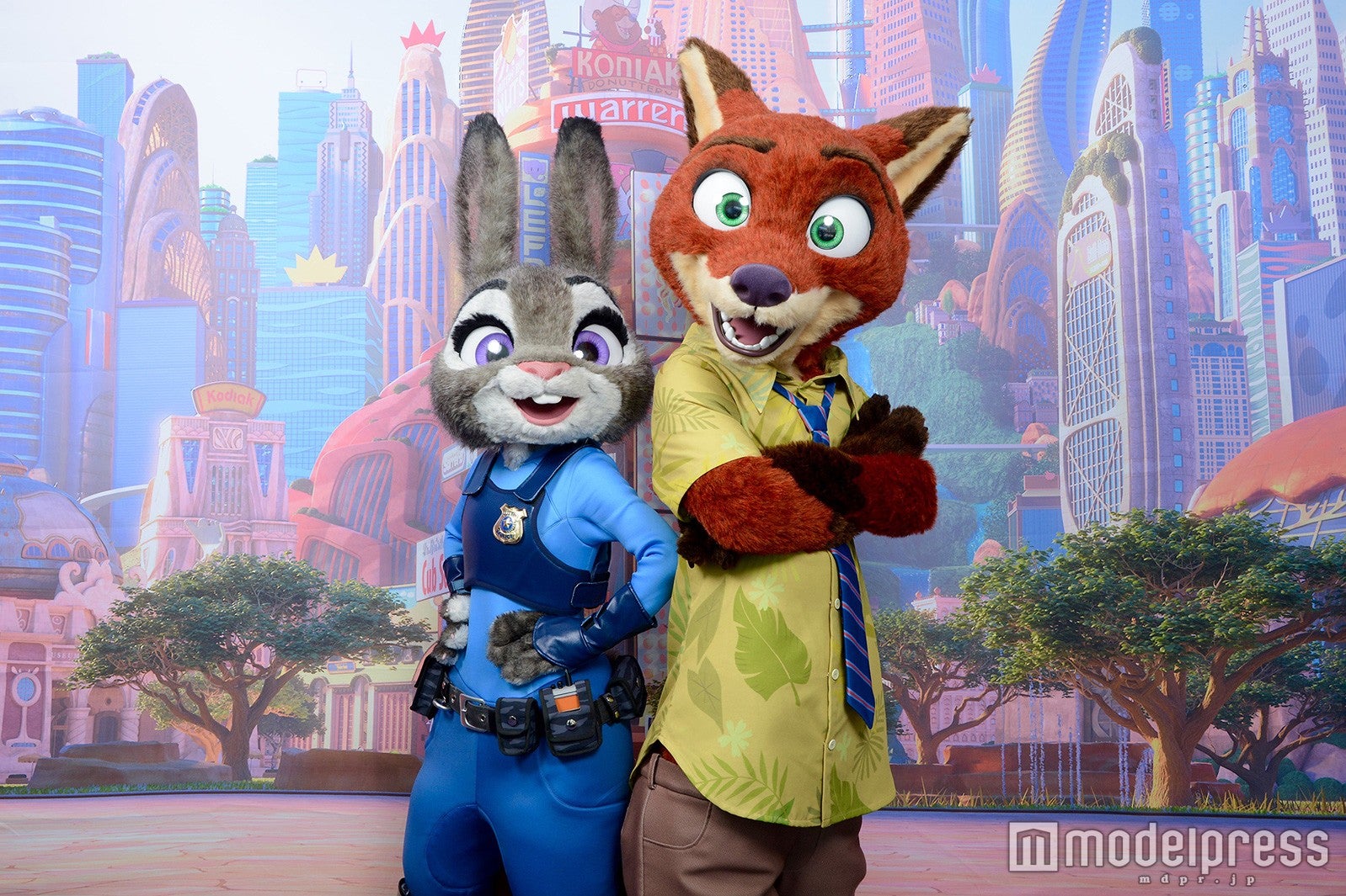 『ズートピア』ジュディとニック（C）Disney