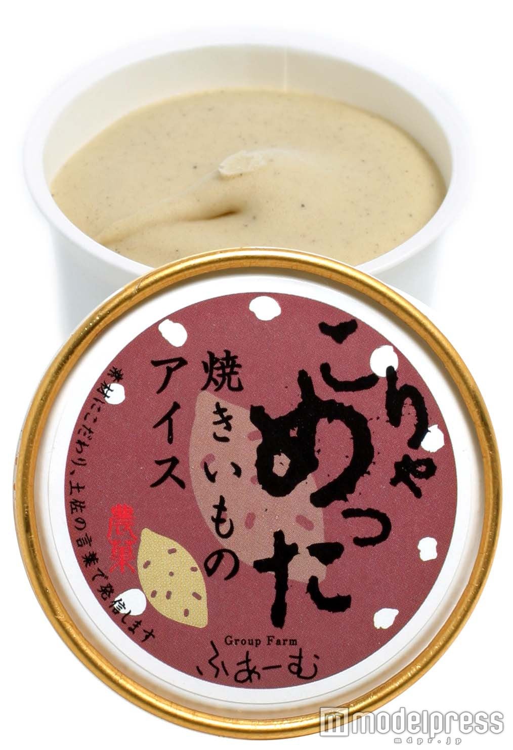 焼きいものアイス 安芸グループファーム 高知県／画像提供：あいぱくinダイバーシティ東京プラザ 開催事務局