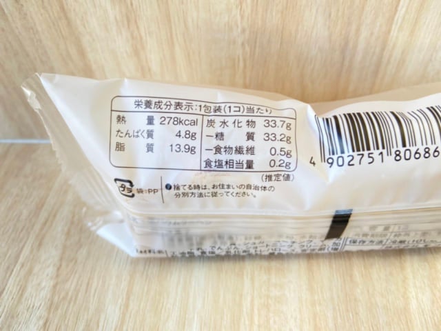 生バウムクーヘンのカロリー