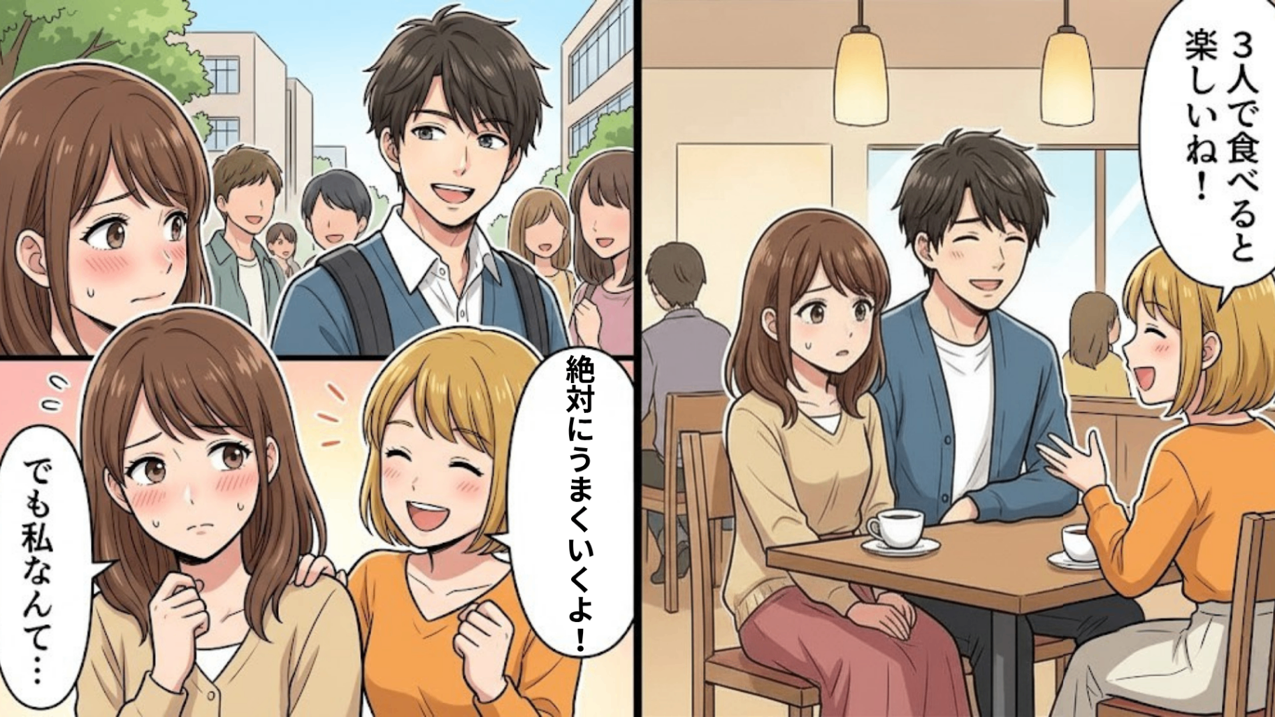 【衝撃ラスト】親友の後押しで“憧れの先輩”と交際スタート♡ しかし、幸せの裏では【信じられない裏切り】が...！？