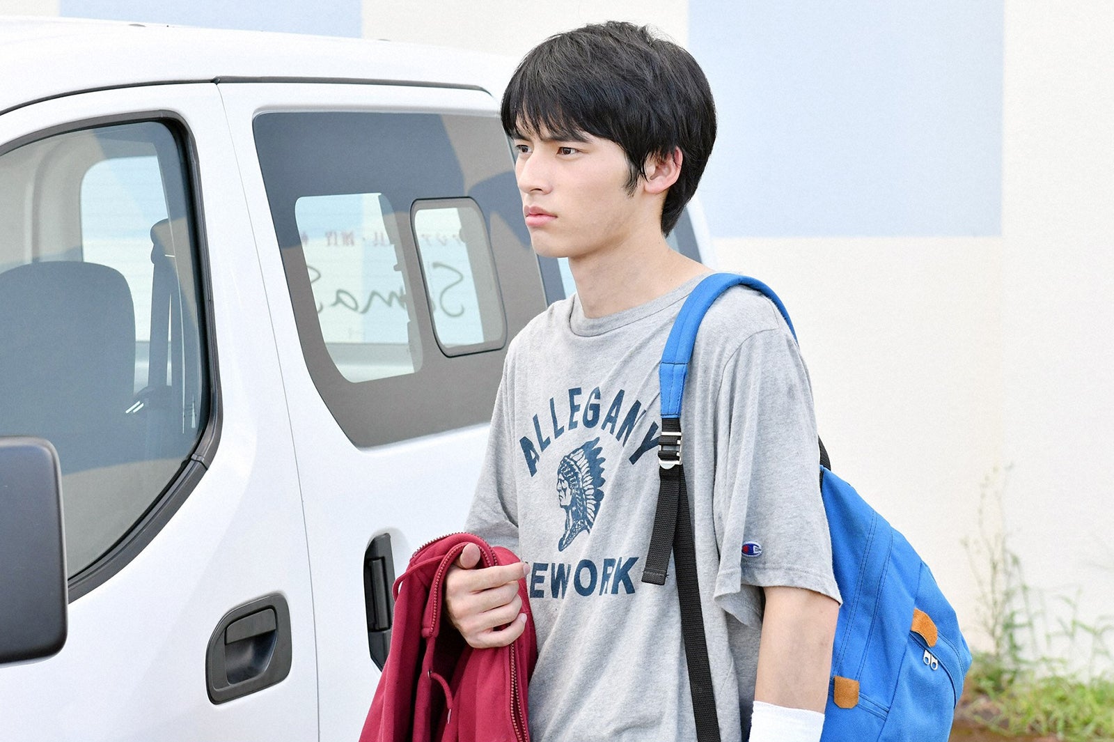 岡田健史／「中学聖日記」第1話より（C）TBS