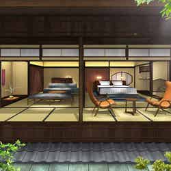 京都・祇園に“元料亭ホテル”「そわか」開業へ、半露天風呂や茶室付き客室を完備／画像提供：畑中
