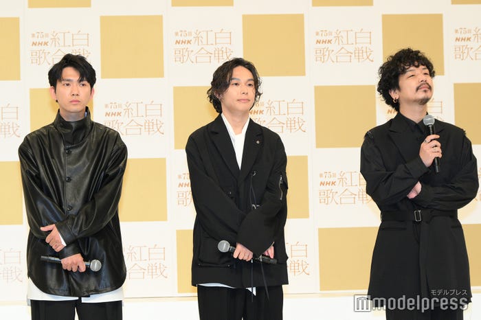 Omoinotake(左から)冨田洋之進、藤井レオ、福島智朗(C)モデルプレス